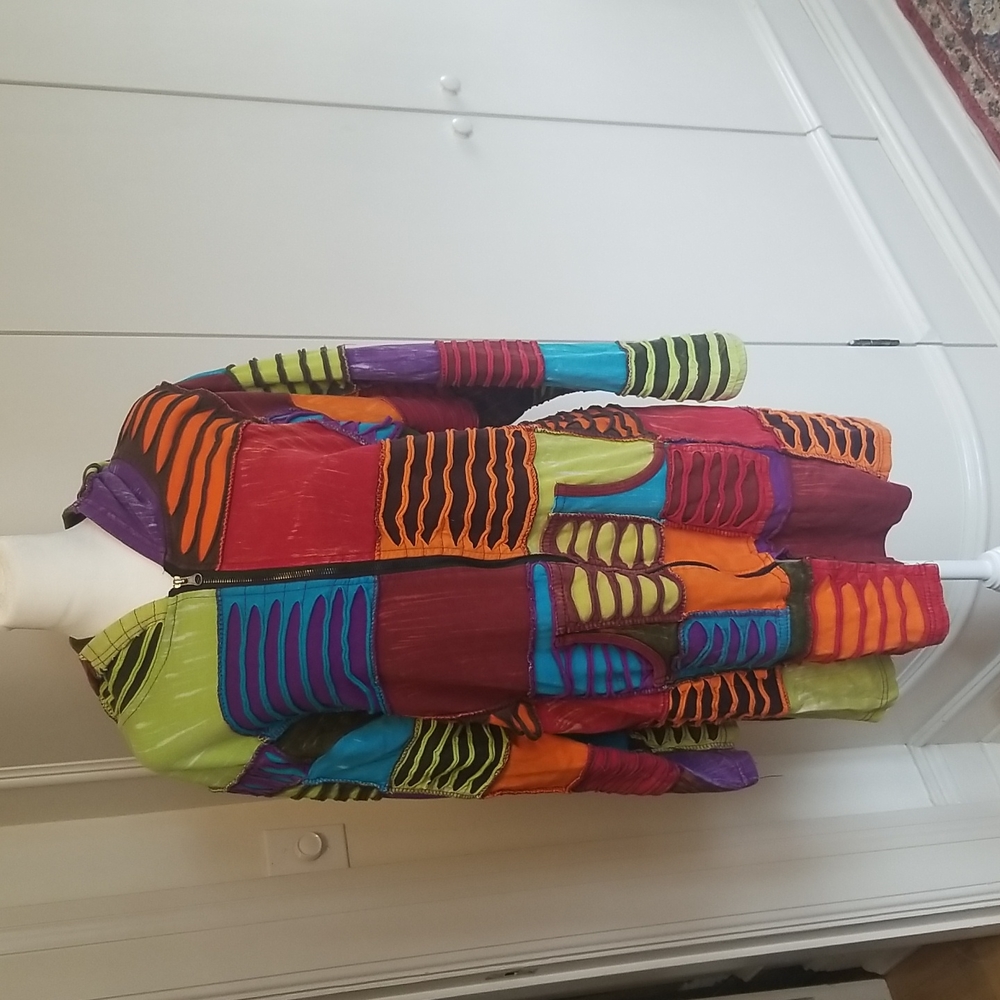 GREATER GOOD  Vibrant Multicolor Hoodie 100% Cotton (Size XL)